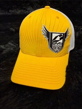 Yellow EVS moto Trucker SnapBack NWOT